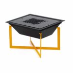 Grill metalic incorporabil XL (plită+grătar)