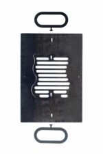 Grill metalic incorporabil XL (plită+grătar) - imagine 4