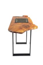 Masă din lemn de nuc Chill & Grill L - imagine 6